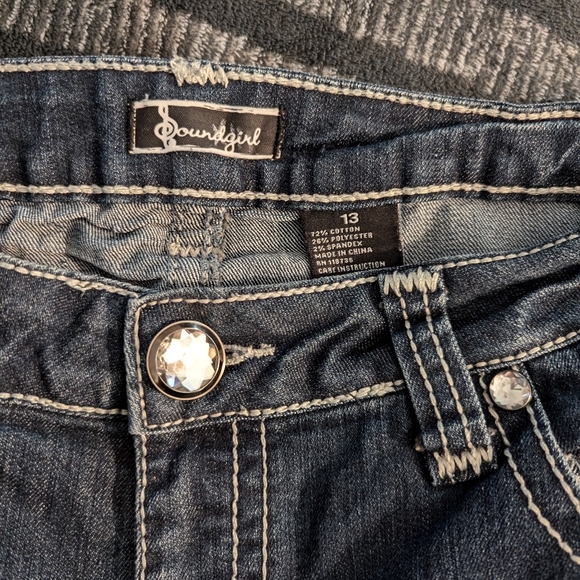 Soundgirl Jeans size 13 Junior - Picture 5 of 8